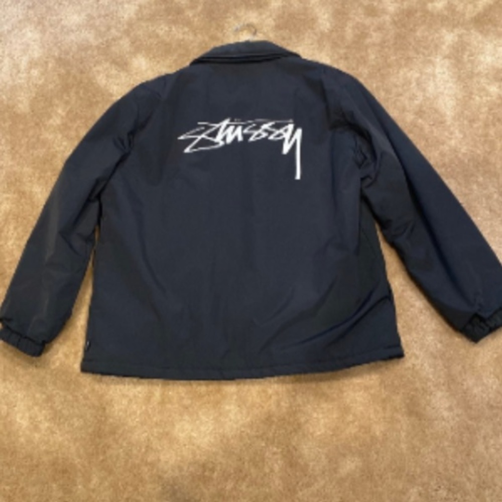 Stussy fur lined Men’s coach jacket